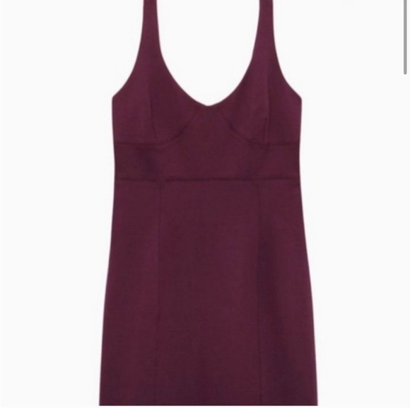 Aritzia Babaton Marsden Dress | Dark Purple/Plum - Picture 2 of 5